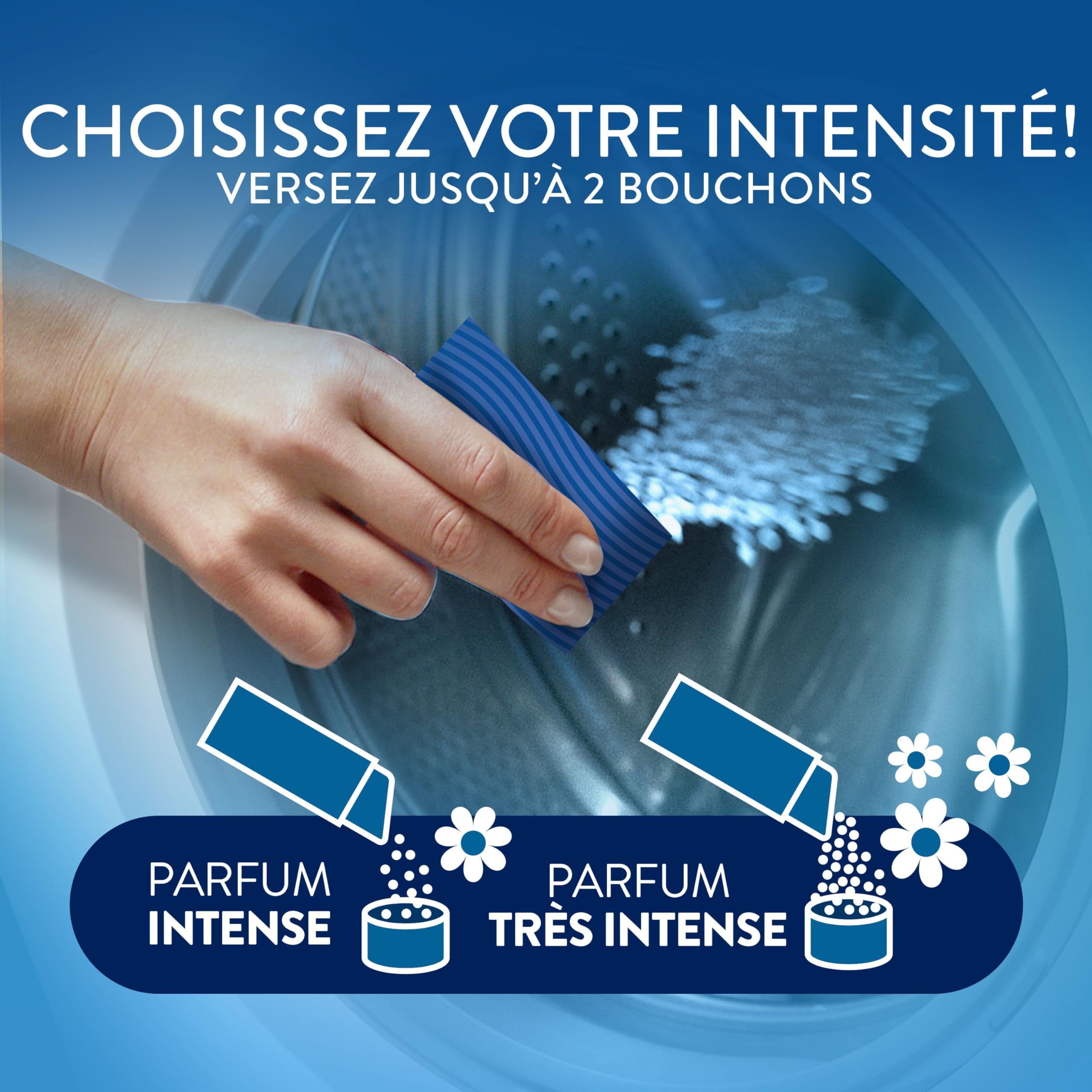 Lenor Parfum De Linge En Perles, Environ 78 lavages (155g x6), Parfum Envolée d'Air, Jusqu’à 12 Semaines De Fraîcheur Continue, Même Dans L’Armoire, Intensité Personnalisable