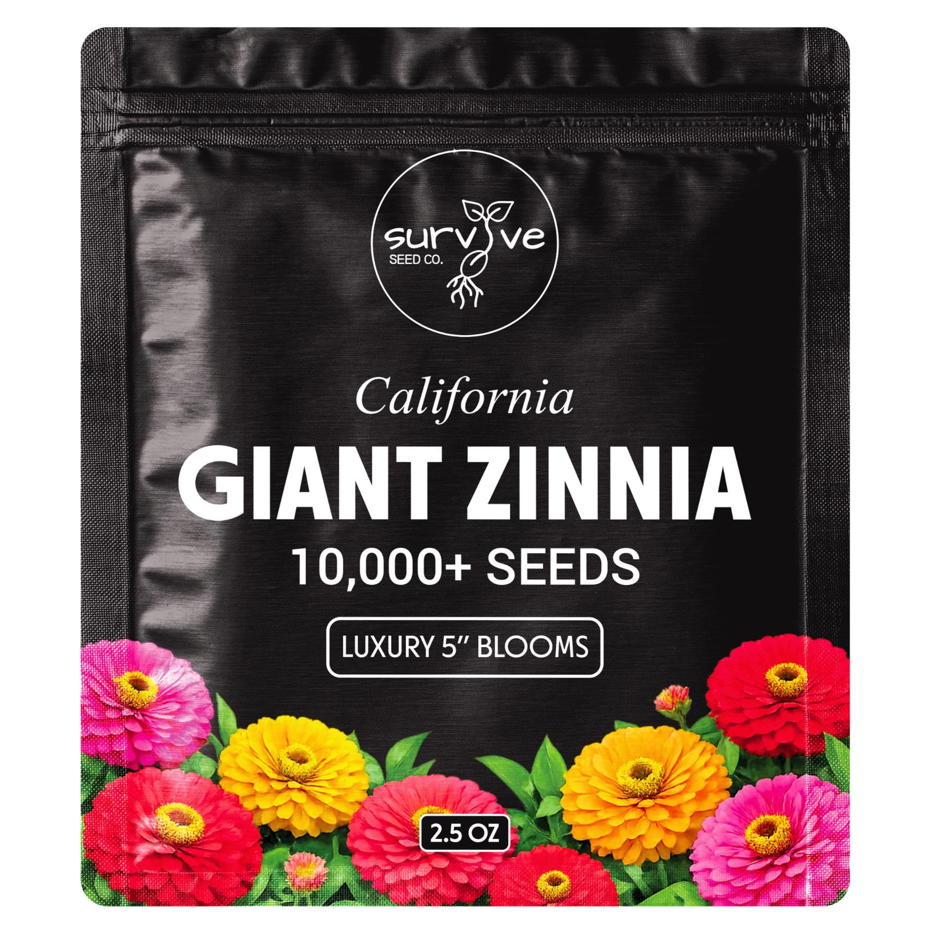 Survive Seed Co. Zinnia Seeds