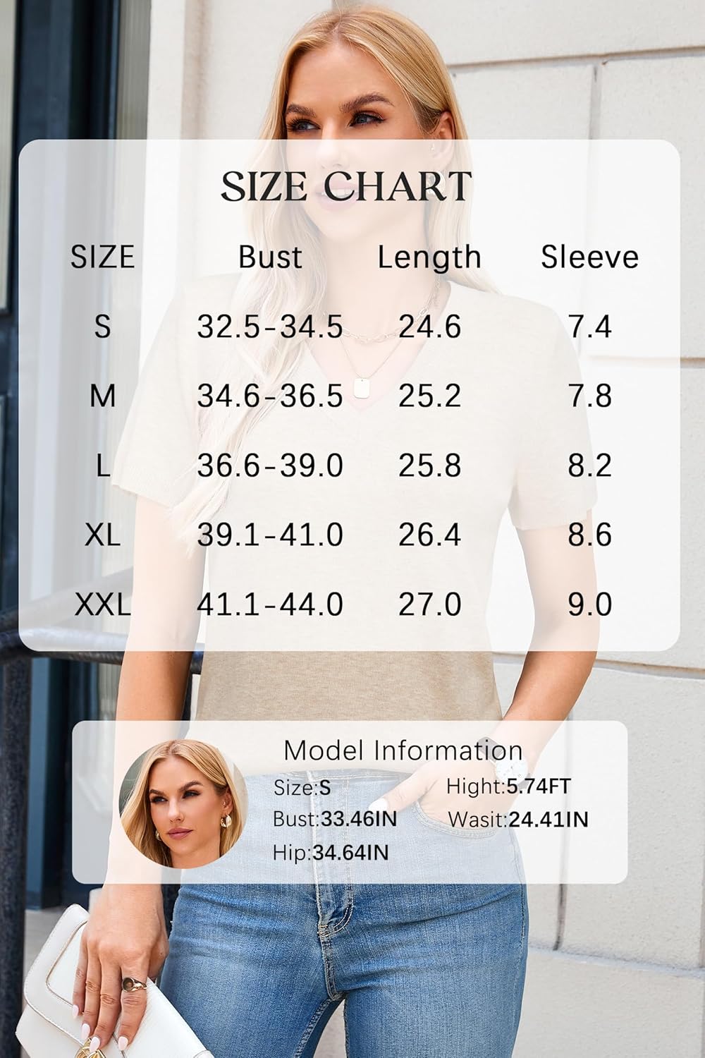 Arach&Cloz Women's Wool Blend Spring Summer Lightweight Business Casual Sweater Tops 2026 - Image 6
