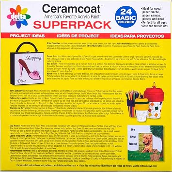 Delta Creative Basic Super Pack Paint Set, (24 Colors)