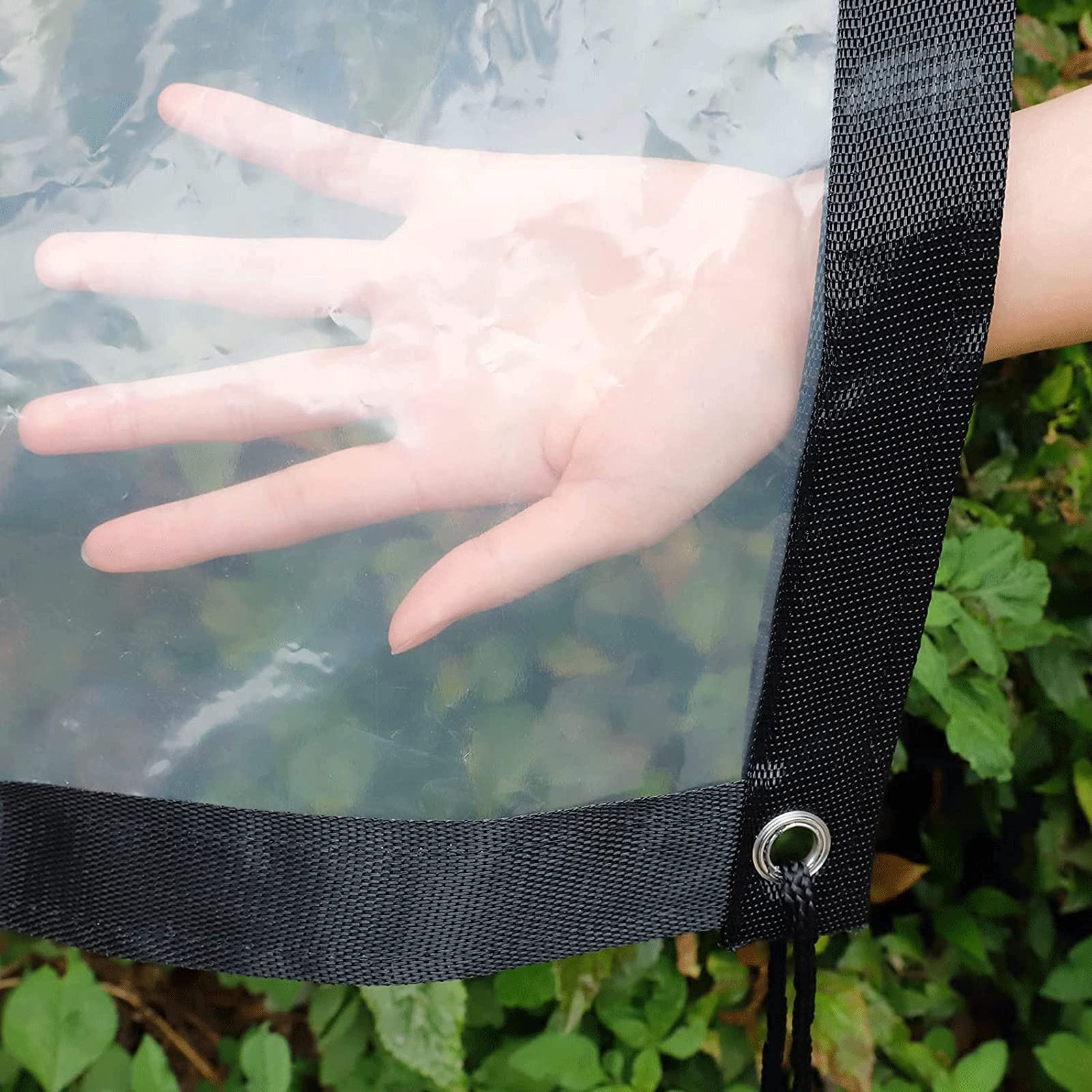 Amazon.co.jp: パティオキャンプガーデン用のクリアタープ防水、防風