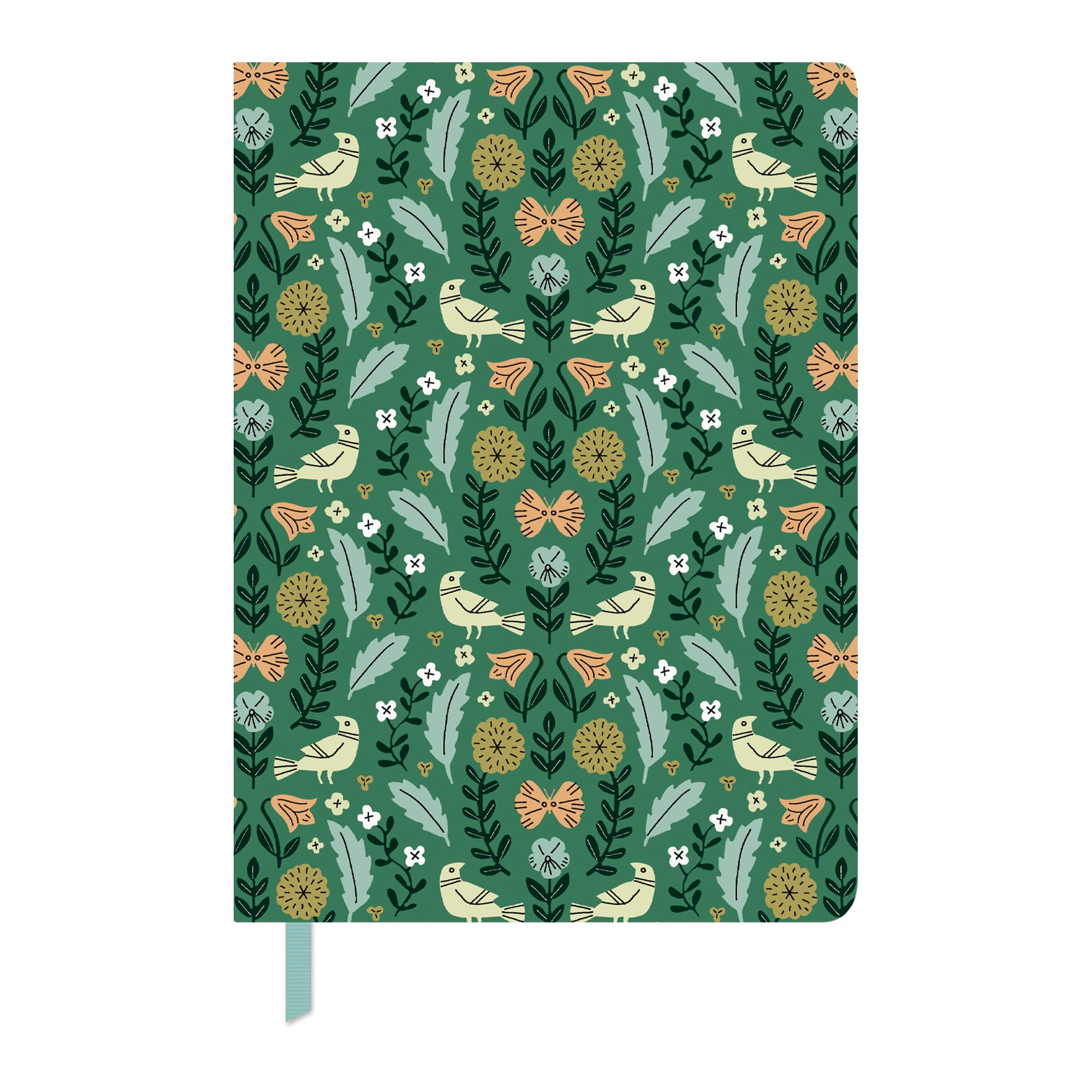 FringeStudio Classic Small Paperback Journal, CARVED BIRD, 6" x 8.25", 208 Pages (969095)