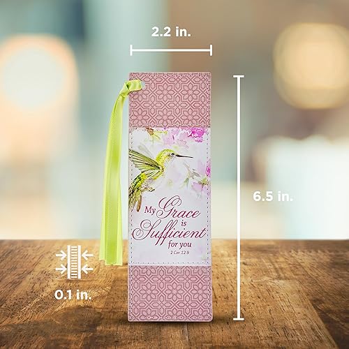 Miniatura 167 de Christian Art Gifts - Separador de piel sintética con cinta de satén y verso bíblico inspirador para mujeres y hombres, Marrón - Proverbios 31 Mujer