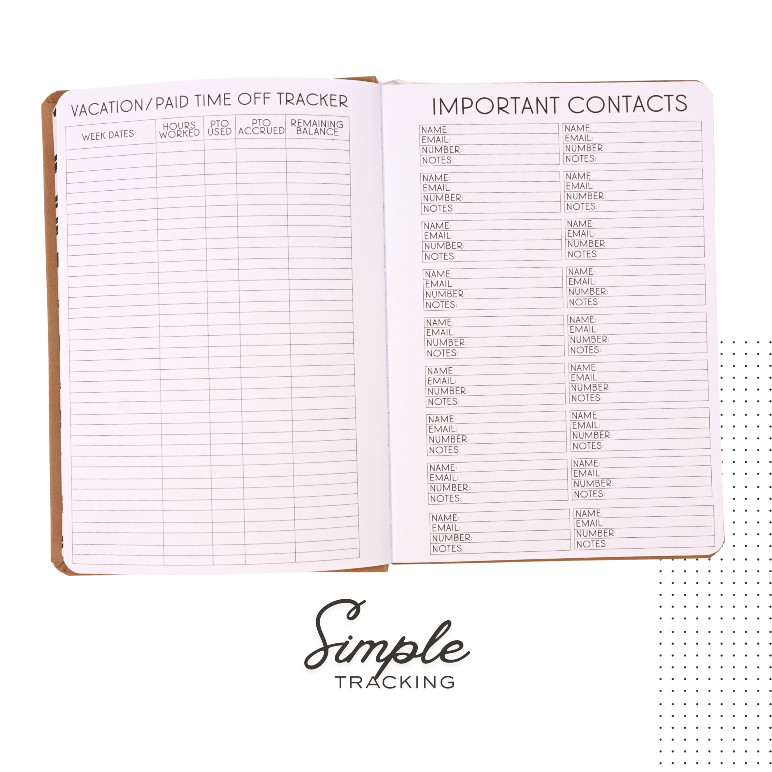 kellofaplan Agenda di lavoro, senza data, 12 mesi, formato A5, marrone chiaro, organizer professionale, carta da 40,8 kg (marrone)