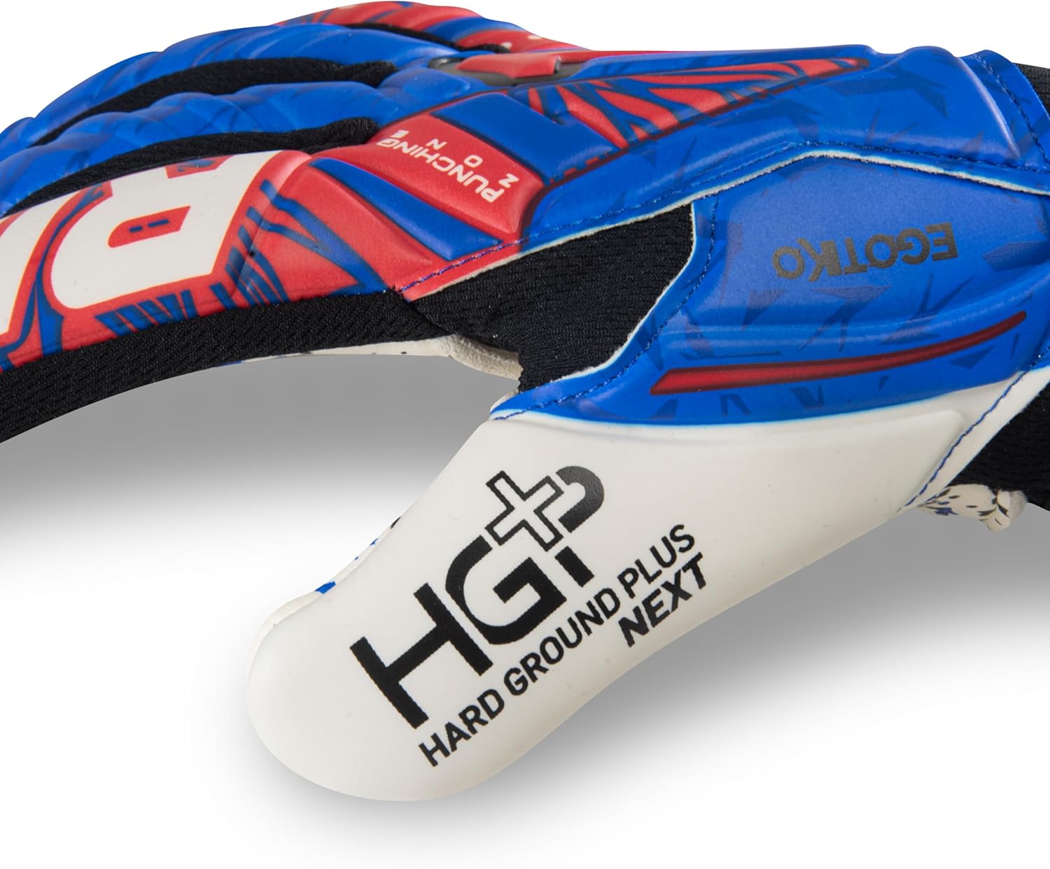 Rinat Egotiko Vengador Turf Goalkeeper Gloves Flat Cut, Latex Palm, Embossed Backhand, Sublimated Strap, Pro Fit