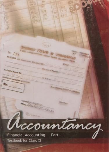 Accountancy Part I For Class - 11 - 11110 2025-26 Edition