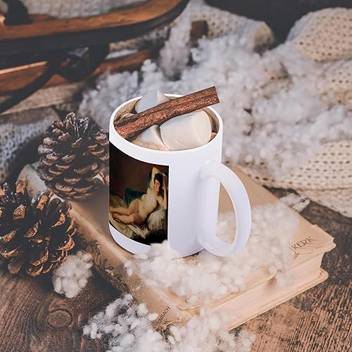 Miniatura 5 de 3dRose BLN beautfiul NUDES Fine Art Collection – The Naked Maja por Francisco goya – Tazas, Blanco