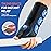 FEATOL Carpal Tunnel Wrist Brace Night Support, Thumb Spica Splint Right Hand for De Quervains Tenosynovitis, Tendonitis, Wrist Brace With Thumb Support-Small/Medium-Women & Men, Black