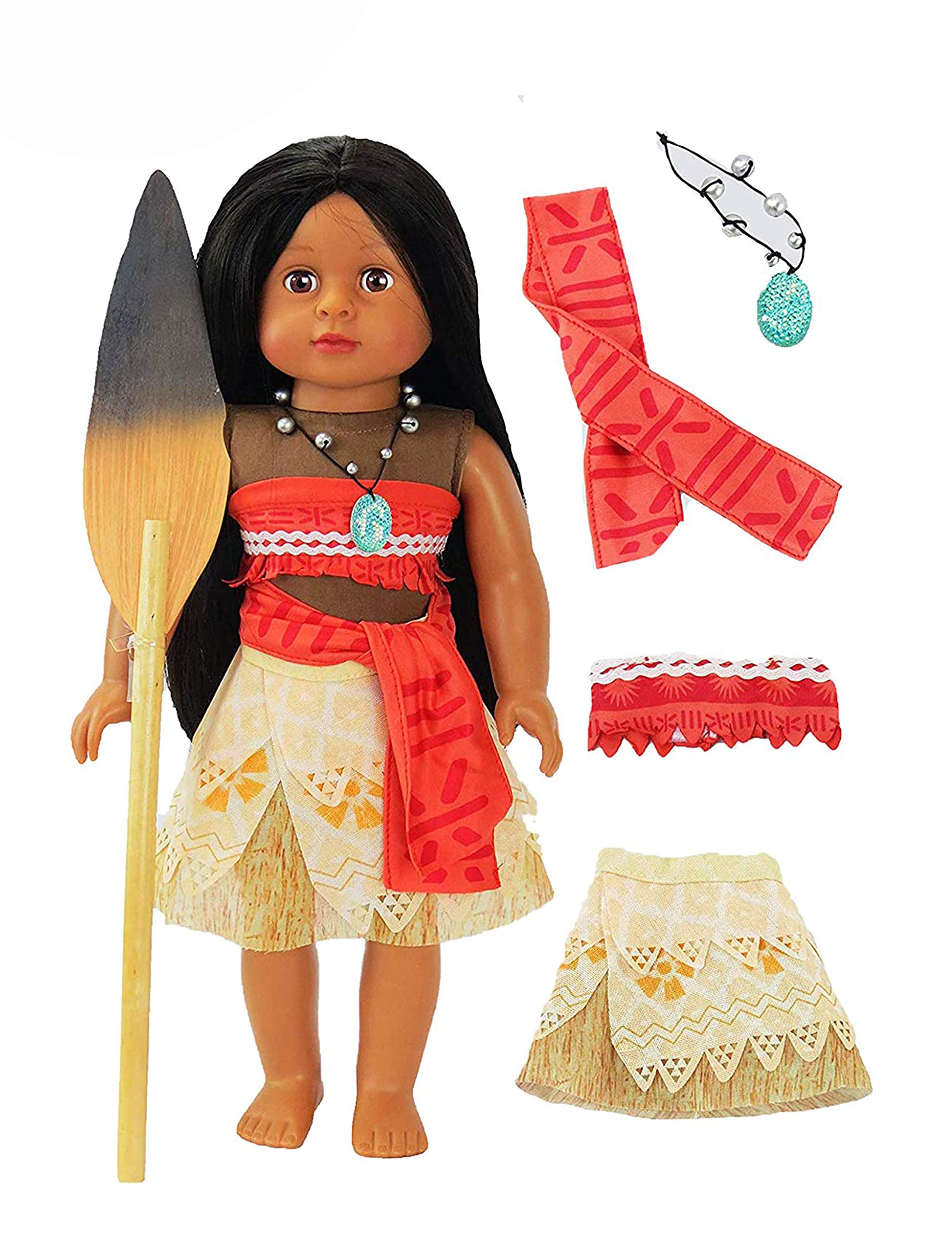Amazon.com: American Fashion World Moana Inspired Outfit with