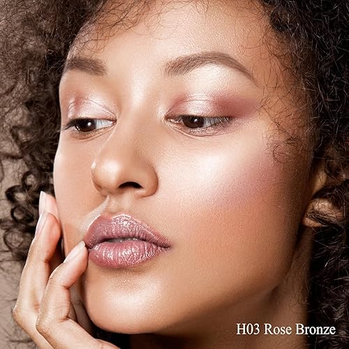 Miniatura 2 de Dewy - Maquillaje resaltador, barra de maquillaje para rostro y cuerpo, resplandor radiante y brillante, color para construir todo el día, vegano y