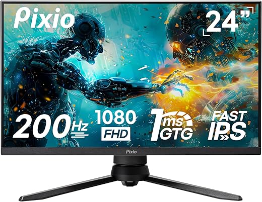 Pixio PX277 Prime 27 inch 165Hz 144Hz IPS HDR WQHD 2560 x 1440 Wide Screen Display 1440p Flat AMD Radeon FreeSync Ultimate eSports Gaming Monitor