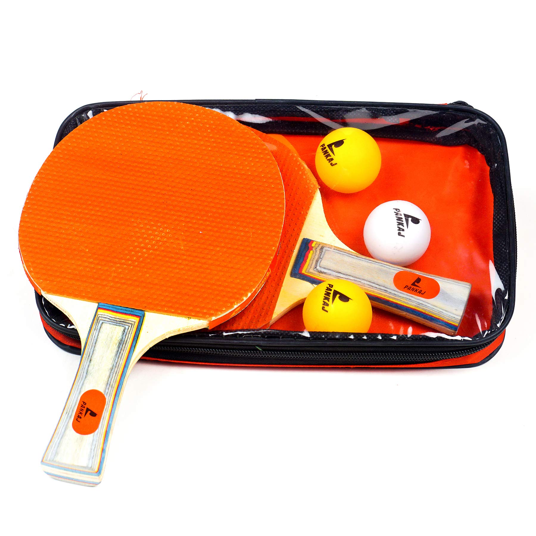 Panko Table Tennis Set -2 Rackets and 3 Balls for Beginners Only (B07X7NBX5M) Amazon Price History, Amazon Price Tracker