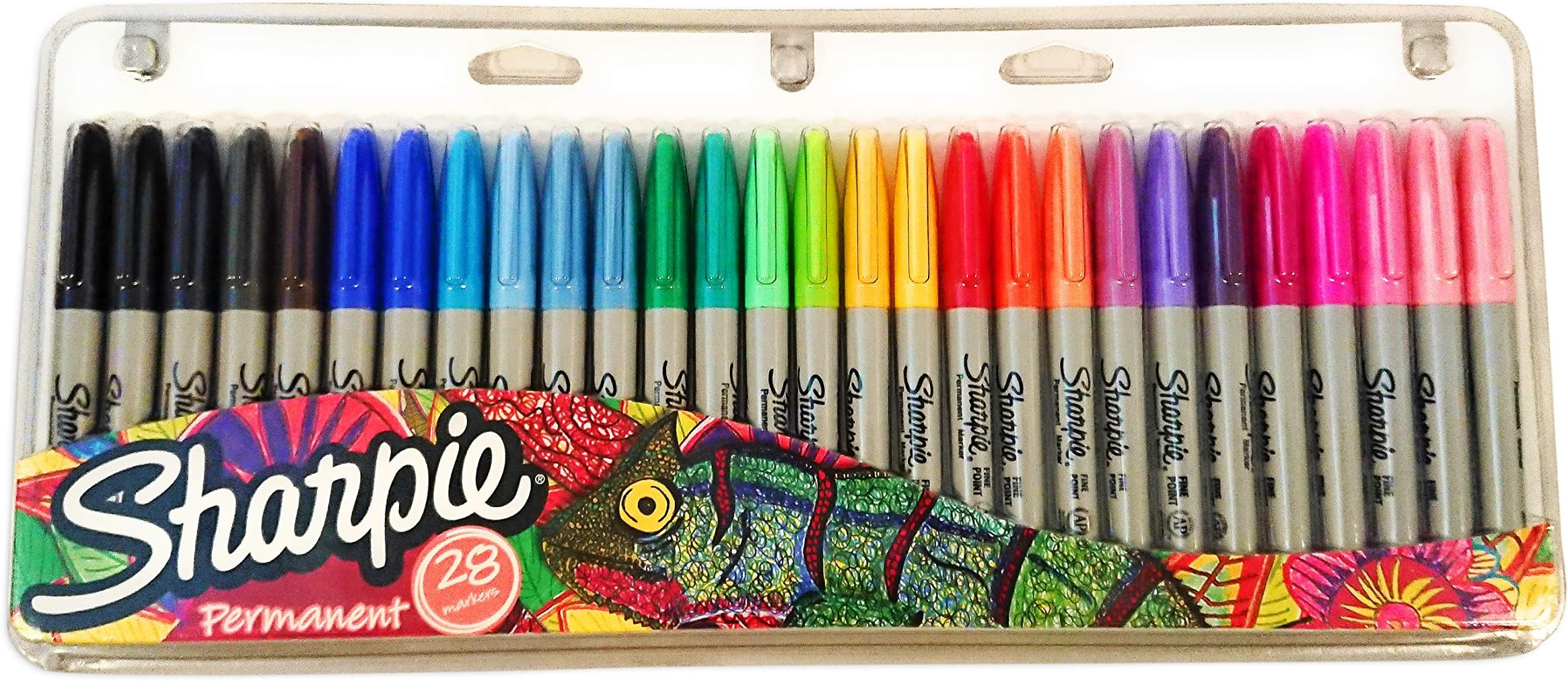 Sharpie 28 Pack Fine Permanent Markers. Limited Edition Set
