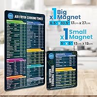 Vista 3 de Juego de hojas de respuestas para freidora de aire, accesorios de freidora de aire, hoja magnética de accesorios para freidora de aire, guía