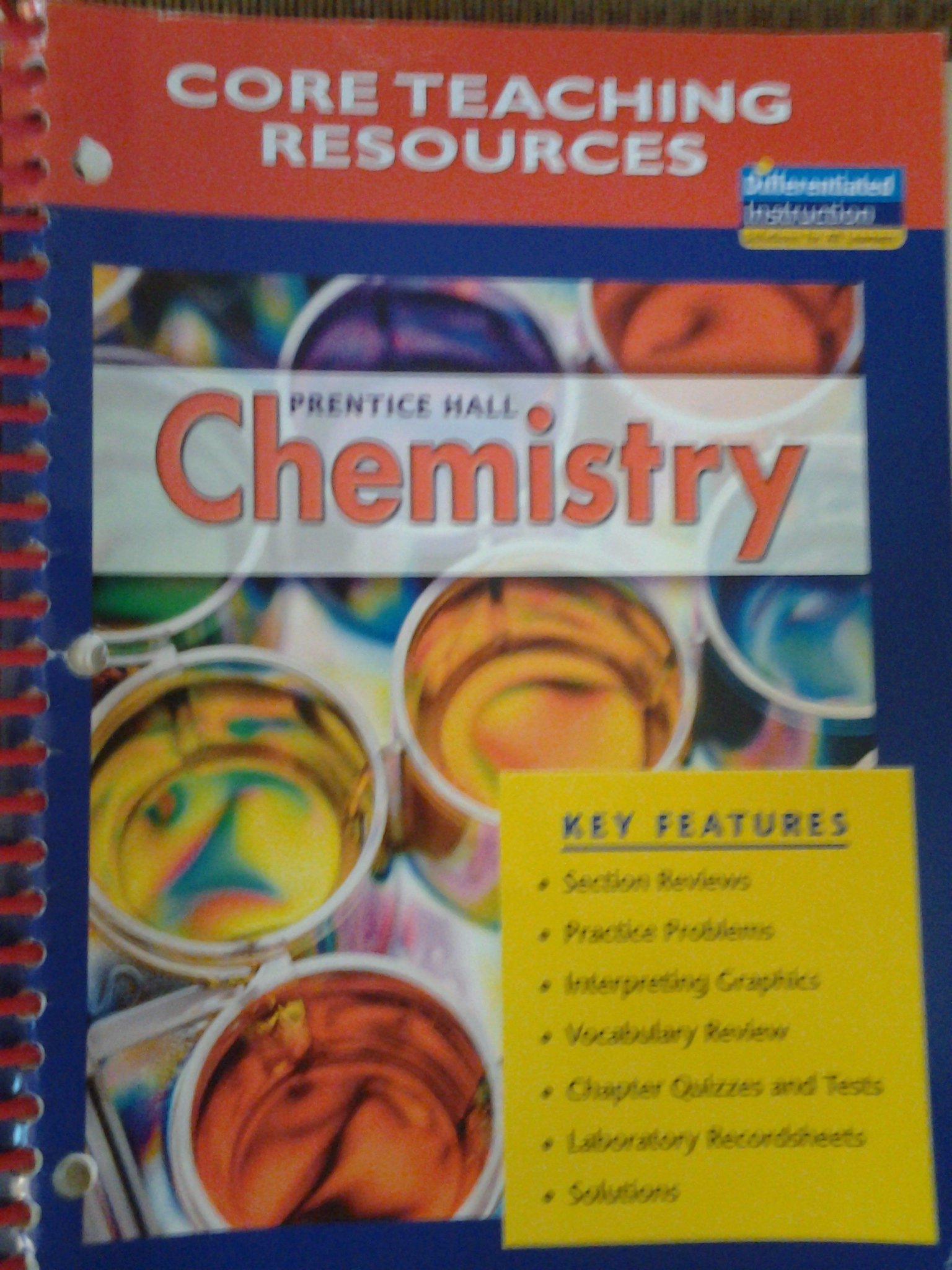 CORE Teaching Resources Prentice Hall Chemistry Spiral-bound – January 1, 2005