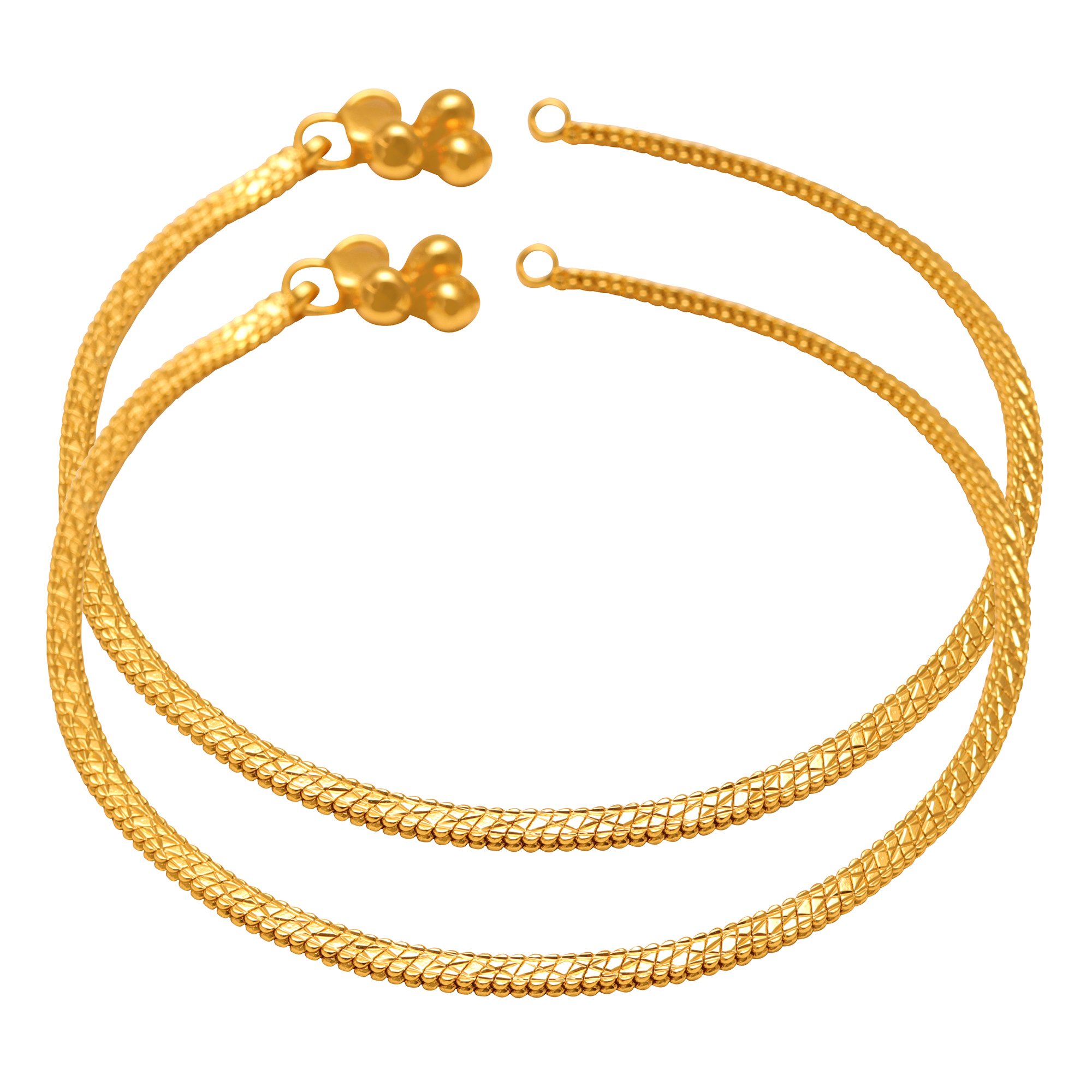 Superstore18 Brass Micron Gold plated Fashion Jewellery Anklet payal pajeb for Women (SST1350AKSV) (B0CZS1QTWZ) Amazon Price History, Amazon Price Tracker