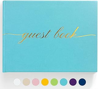 Ocean Blue Hardcover Polaroid Guest Book (110 Pages) for Multi-Event Use
