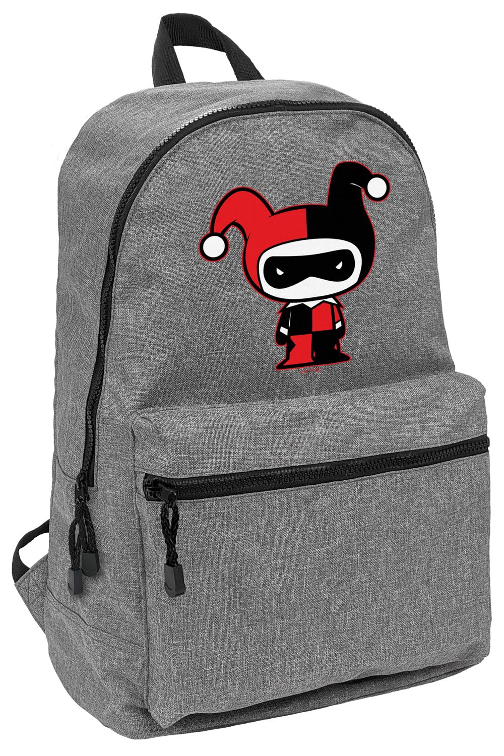 LOGOVISION Batman Harley Quinn Cute Chibi Character Lightweight Backpack for Work School Daily Use Packable for Travel