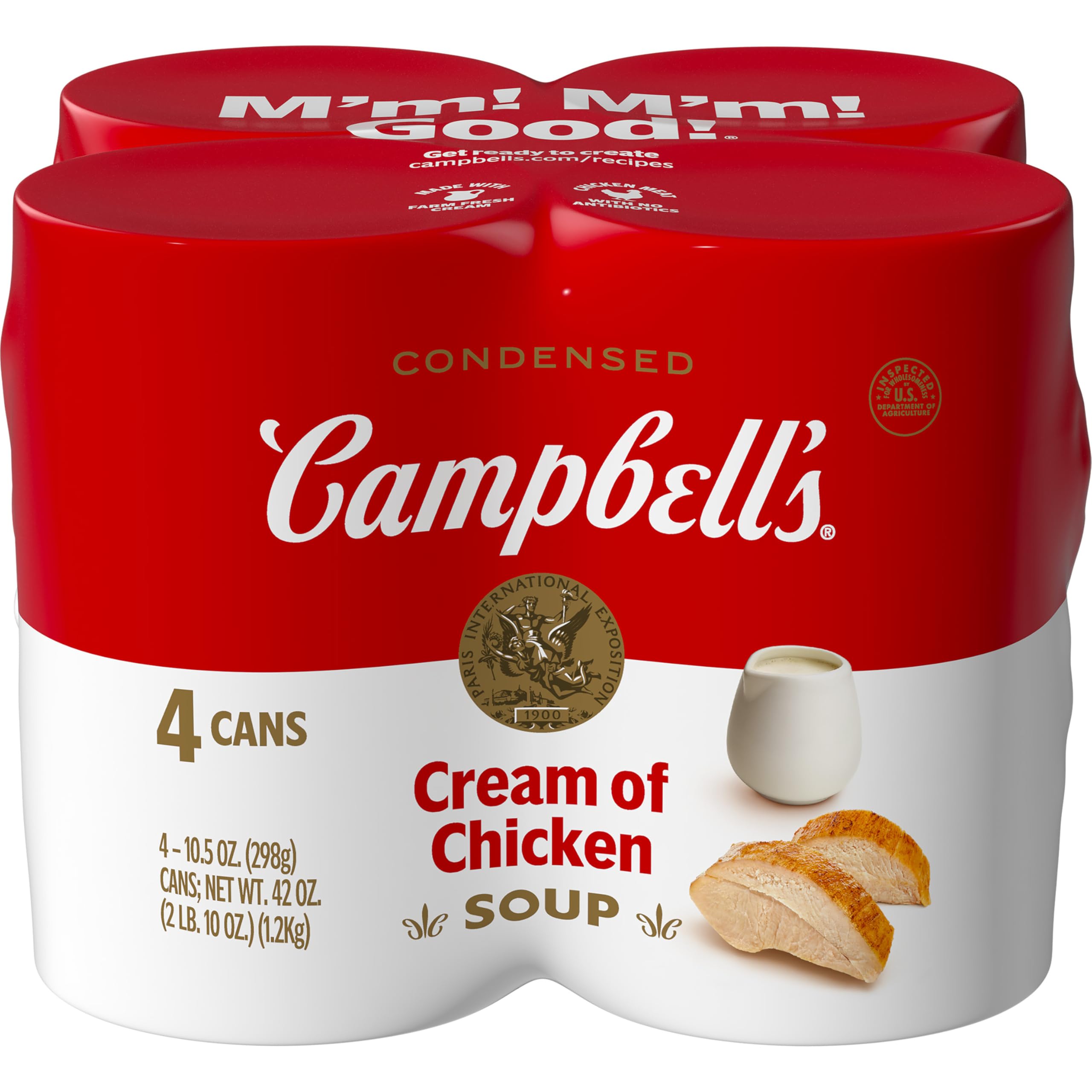 Condensed Cream of Chicken Soup, 10.5 Ounce Can (Pack of 4)
