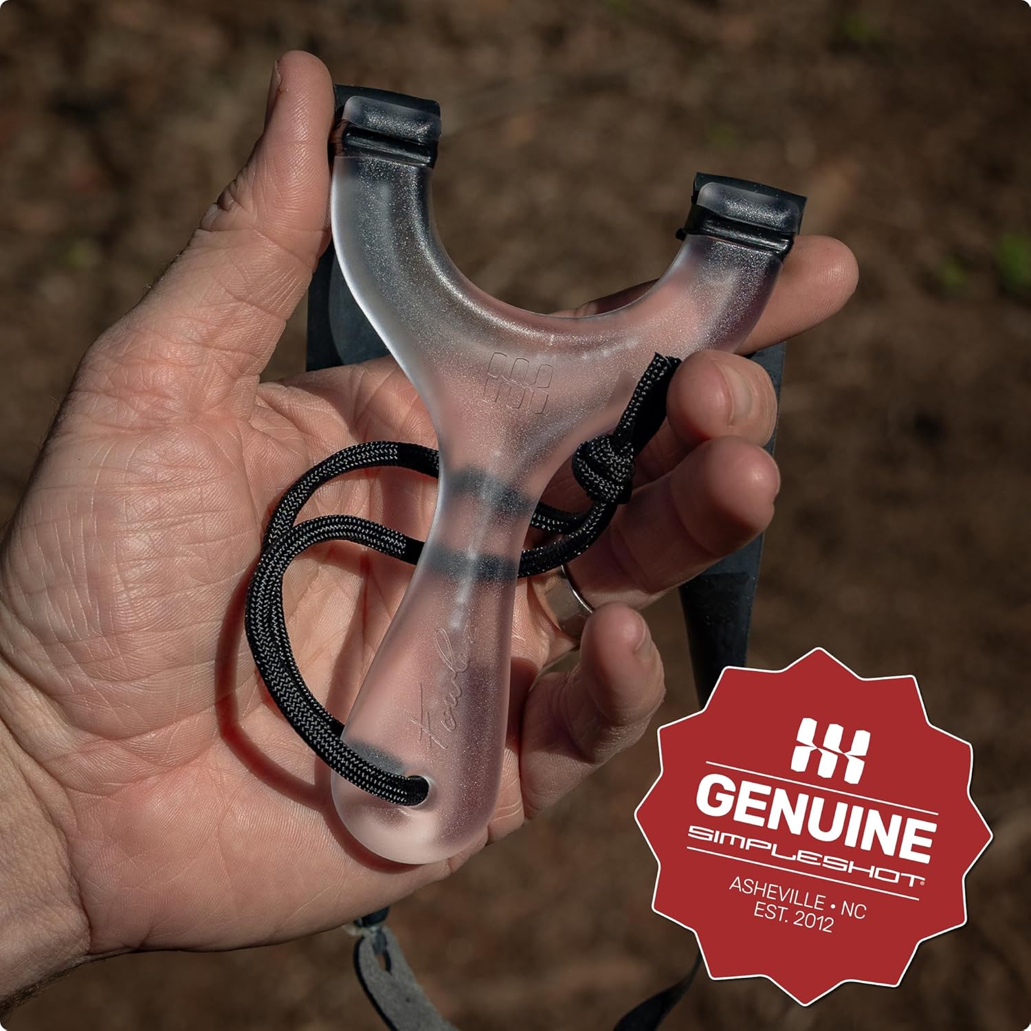 SimpleShot Hornet Slingshot by Zach Fowler for Hunting and Target Shooting, with Ammo, Latex Bands, and Paper Target