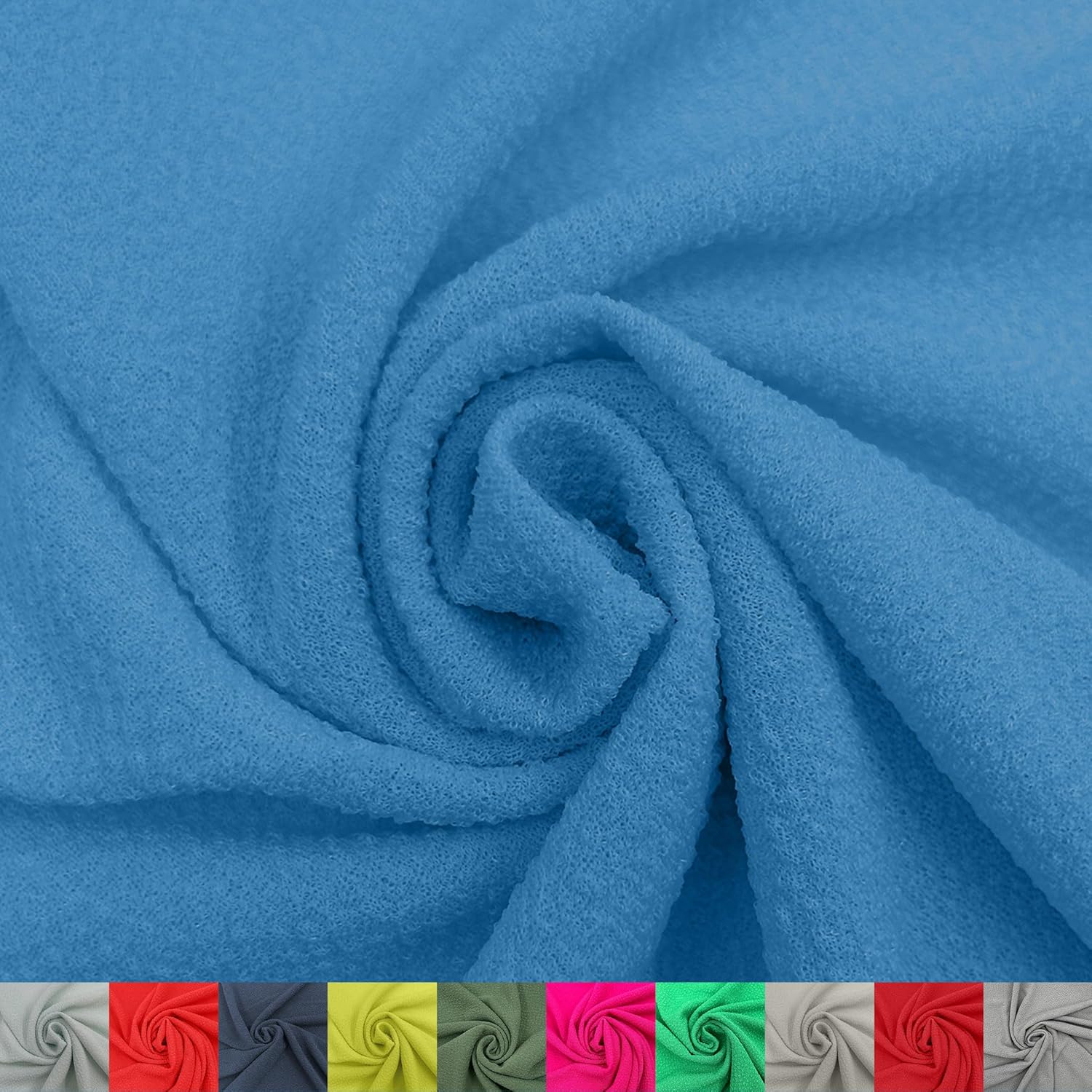60" Jacquard Knit Fabric - 220 GSM, Medium-Weight, 4-Way Stretch Poly Spandex Blend-Soft & Breathable, by The Yard- Ideal for Apparel, Drapery, Upholstery, DIY