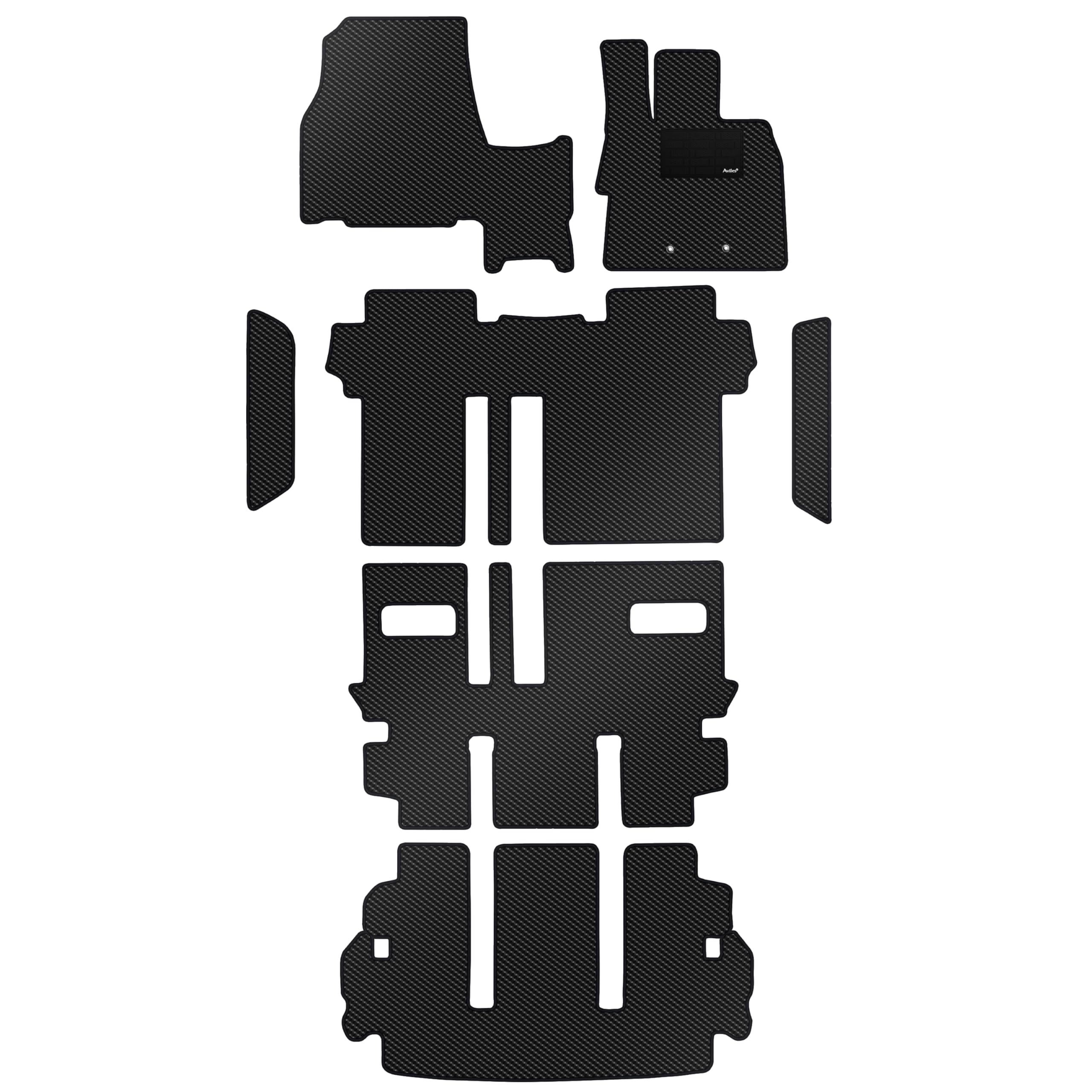 Amazon | 【防水マット】Aviles 三菱 互換品 デリカ D5 フロアマット+ 