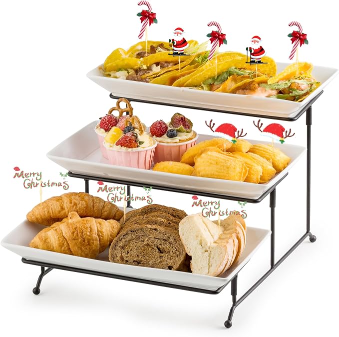 Gomakren 3 Tier Serving Trays