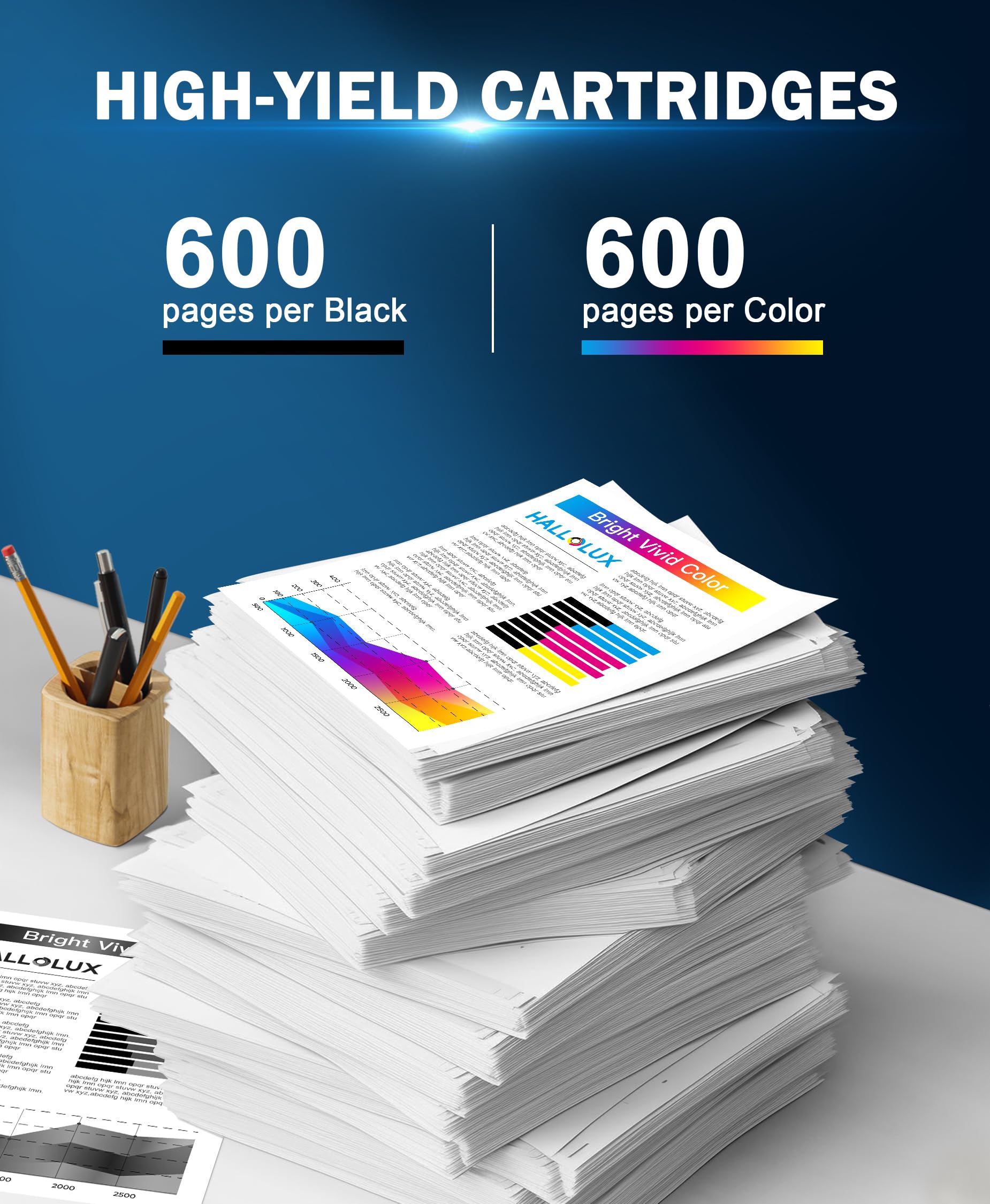 Lot De 20 Cartouches D'encre Compatibles Brother LC123XL - Noir, Cyan, Magenta, Jaune - Pour Imprimantes Brother MFC-J Et DCP-J Série