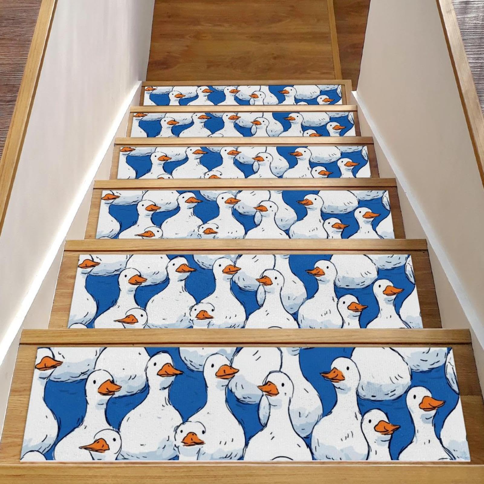 Marches d'escalier antidérapantes pour chiens et personnes âgées tapis bois