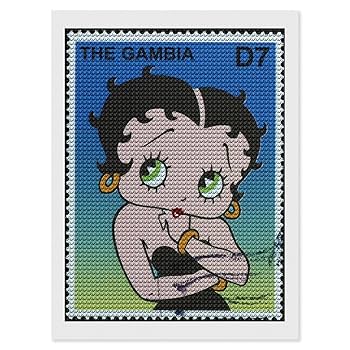 ベティちゃん　絵　額付き Amazon.co.jp: ベティちゃん アートパネル 壁掛け モダン 装飾画