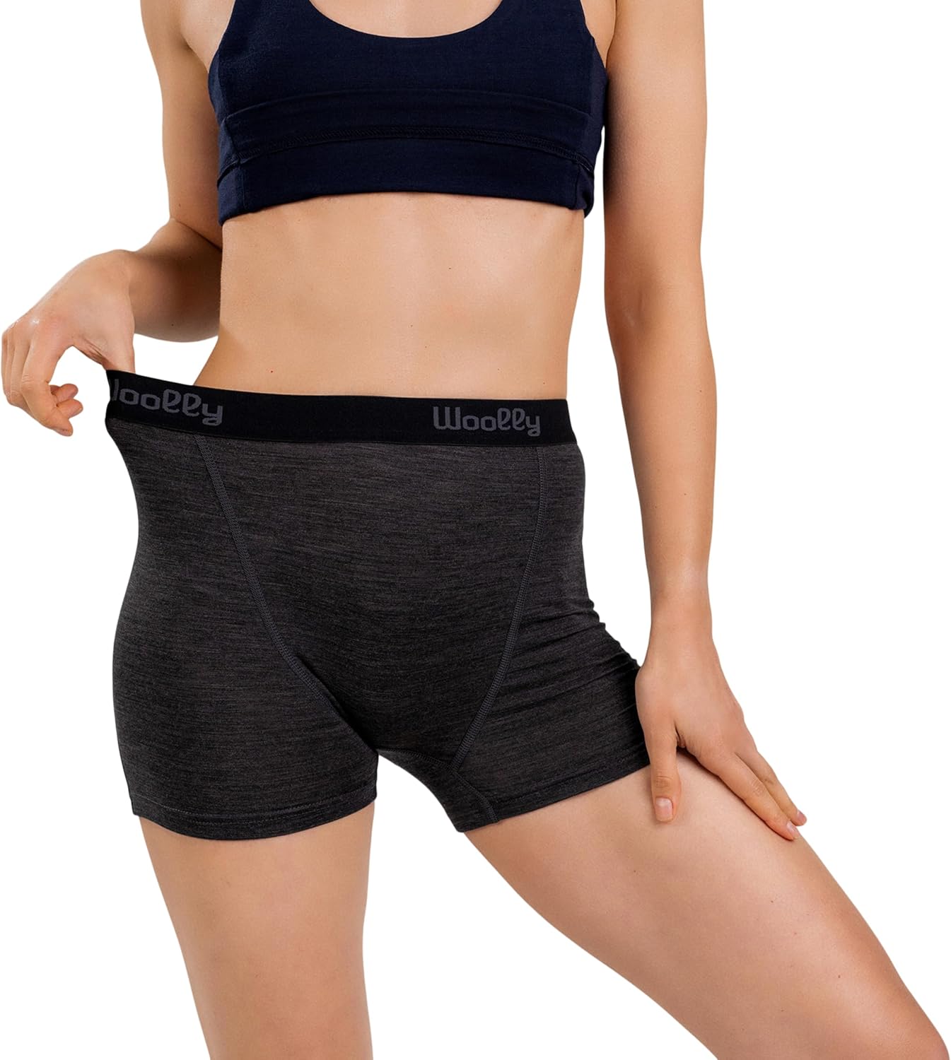 Women's Merino Boxer Short By Woolly | RWS Certified | Soft, Breathable, Seattle Designed