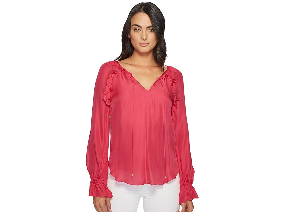

Trina Turk Magnolia Top (Pink Oleander) Women's Clothing