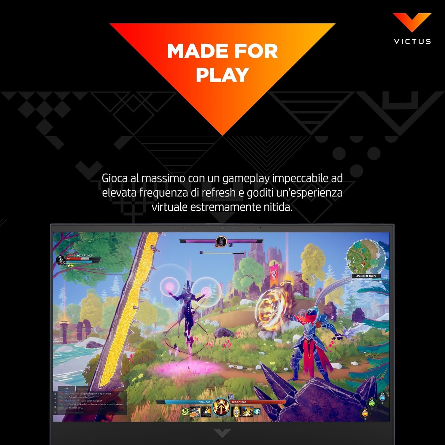 HP Victus 16-d0003sl Notebook, Intel Core i7-11800H, RAM 16 GB DDR4, 1TB SSD NVME PCIe M.2, Display 16,1" FHD 144Hz, IPS, Nvidia RTX 3060 da 6GB GDDR6, Wi-Fi 6, BLE 5.2, FreeDOS, Grigio 16" RTX 3060 6GB INTEL Core i7 11800H - Immagine 3