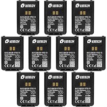 10 Pack BVCLBR28-1750-D 7.4V 1750mAh Li-ion Replacement Battery for Vertex Yaesu FT-4VE FT-4VR FT-4XE FT-4XR as SBR-28Li