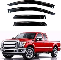 Vista 242 de KPY Moldura deflectora de viento con protección contra la lluvia compatible con GMC Terrain 2018-2023, 4 unidades, para ventana lateral, autoadhesiva