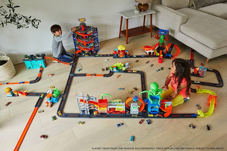 【大量】Hot Wheelsトラックパーツセットまとめ売り！ Amazon.com: Hot Wheels Track Pack Accessory - Straight +