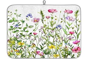 Hexteria Spring Drying Mats for Kitchen Counter, 18 X 24 Inch