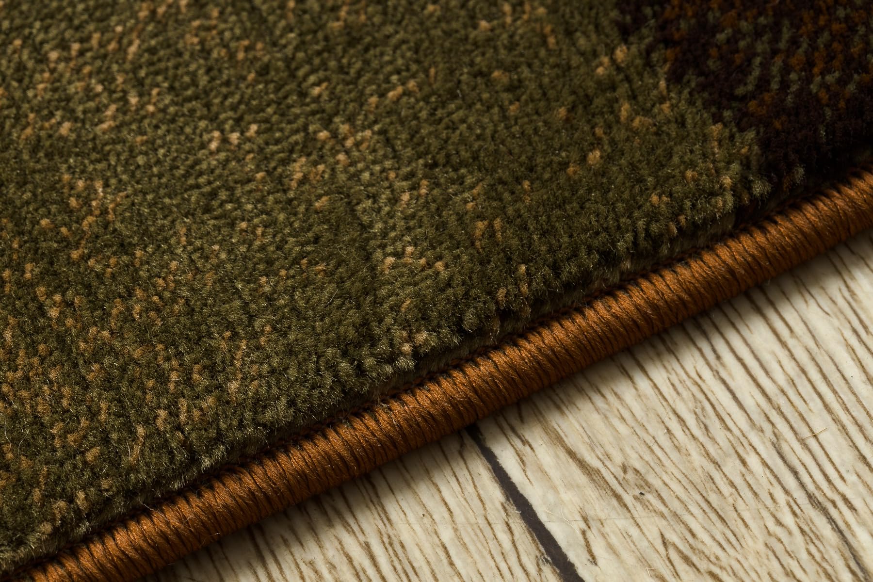 rugsx Tapis Classique Royal - Tapis Doux pour Salon, Chambre et Couloir, Beige/Vert 100x200 cm