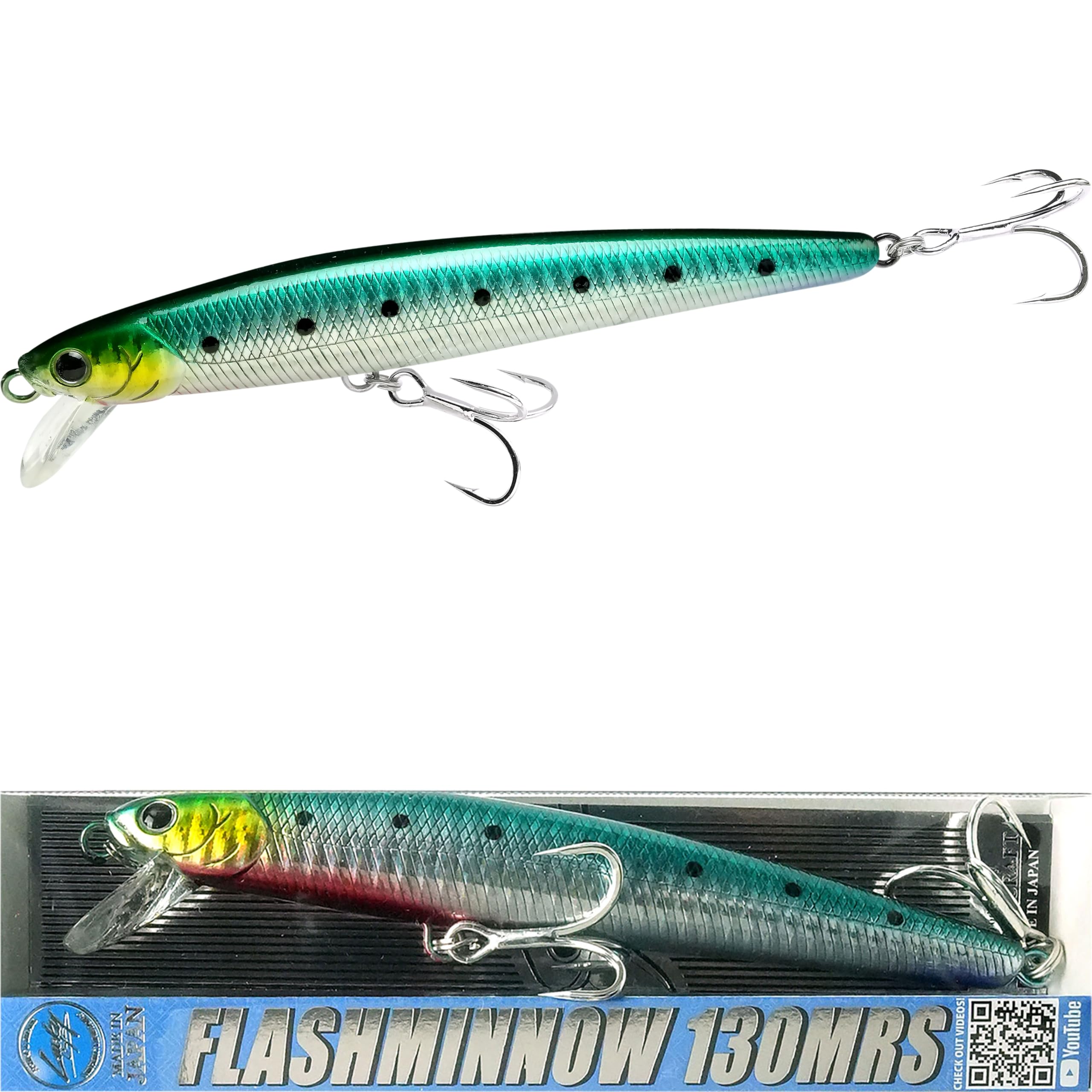 Amazon.com : LUCKY CRAFT FlashMinnow 130MRS Saltwater Fishing