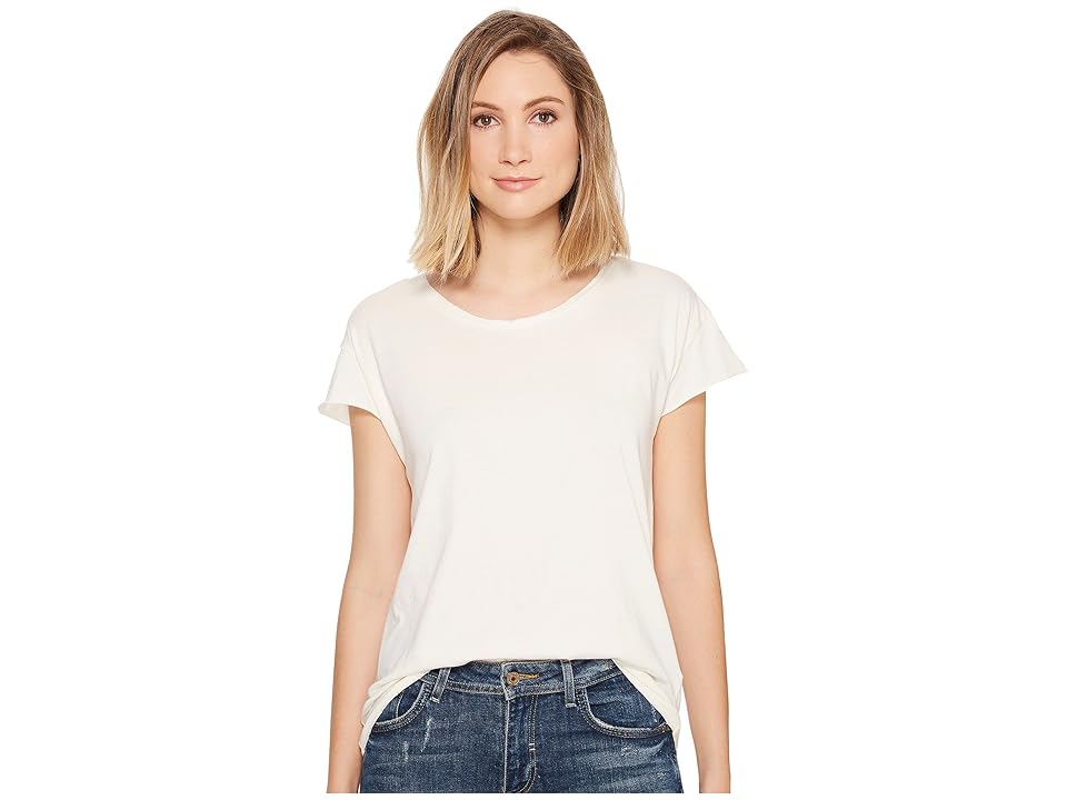 

Alternative Distressed Rocker Tee (Vintage White) Women's T Shirt