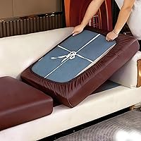 Vista 50 de Funda elástica para sofá seccional, múltiples patrones y colores, diseño de funda de sofá para respaldo (1 unidad)