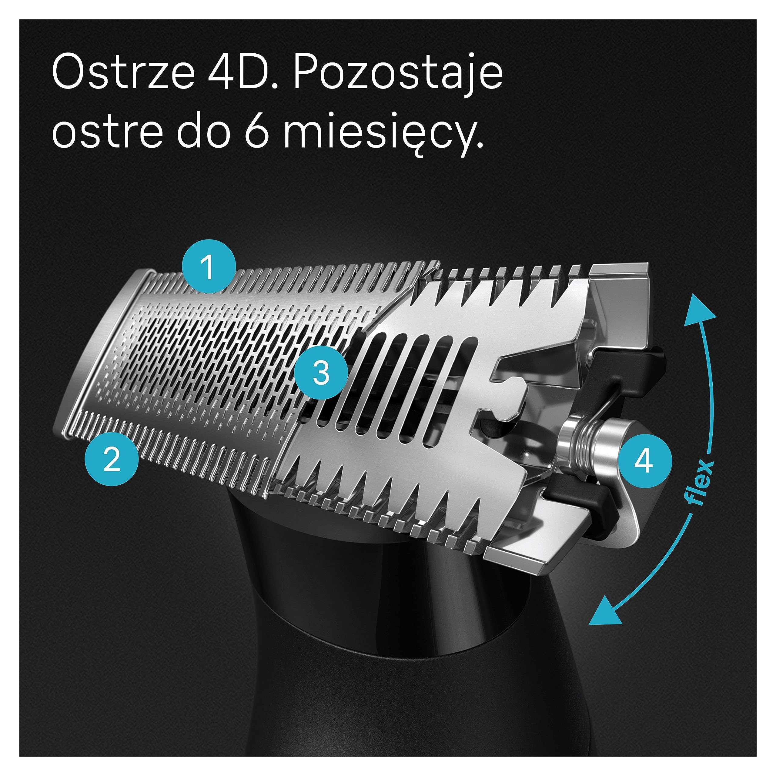 Braun Series X, Hybrid Elektrische Herren Bart & Körperrasierer 4D Klinge, SkinShield Wasserfest, Wireless XT5200