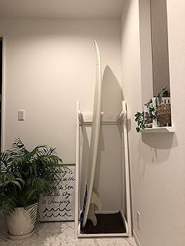 Amazon | サーフボードラック 2本用 (イエローホワイト) ＜喜亜工房