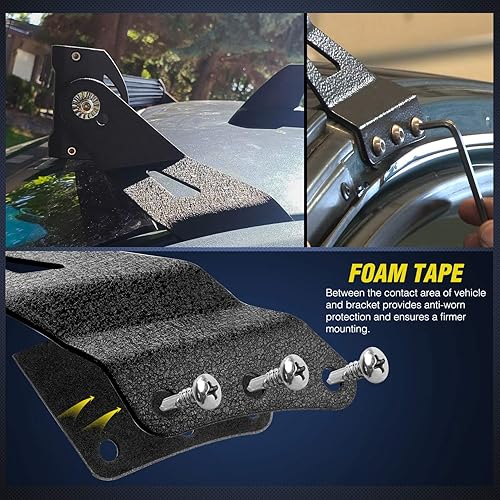 Vista 6 de Nilight - Juego de barra LED para inundación de punto curvo