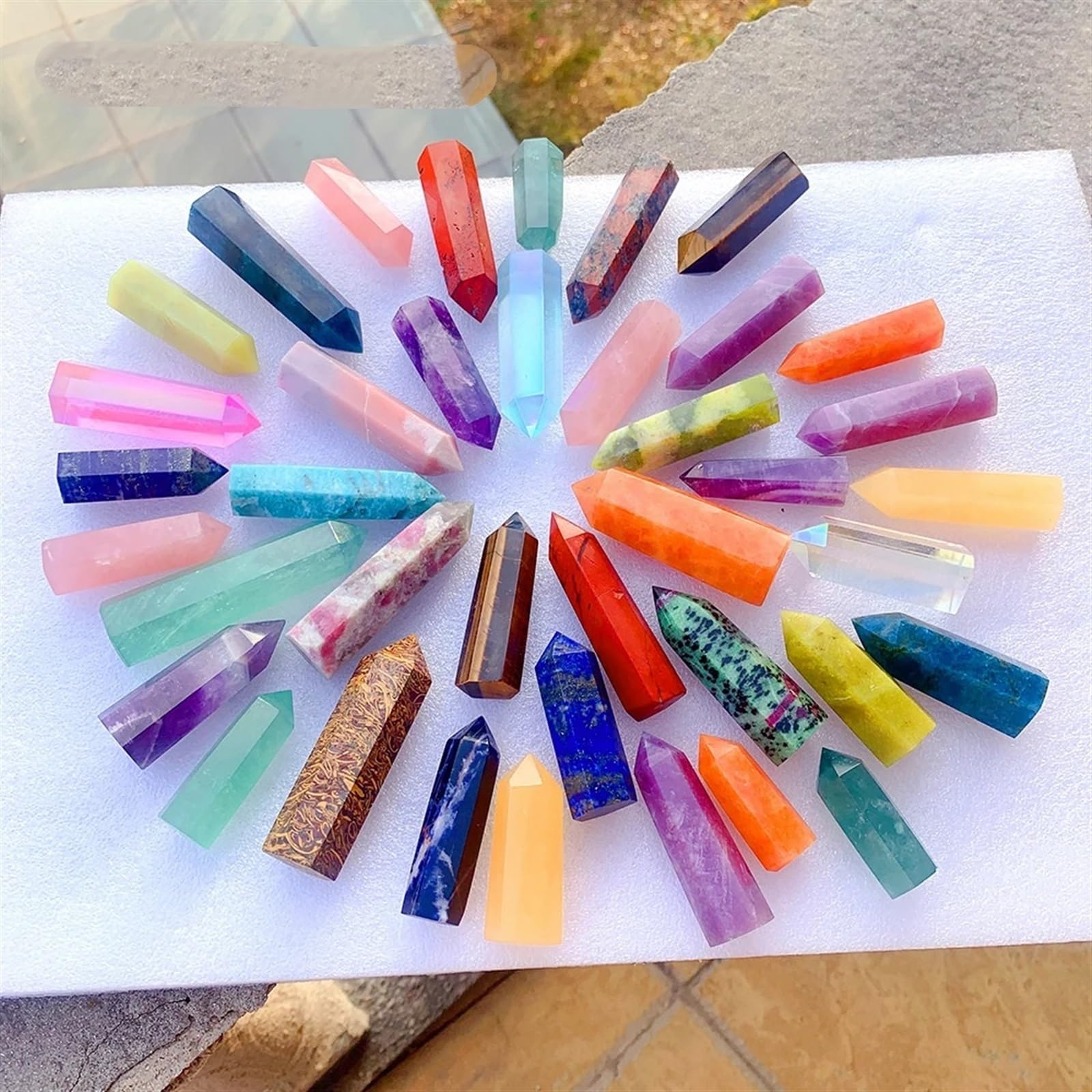 Amazon.com: KatLin 1pc Crystal Hexagonal Prism Crafts Natural