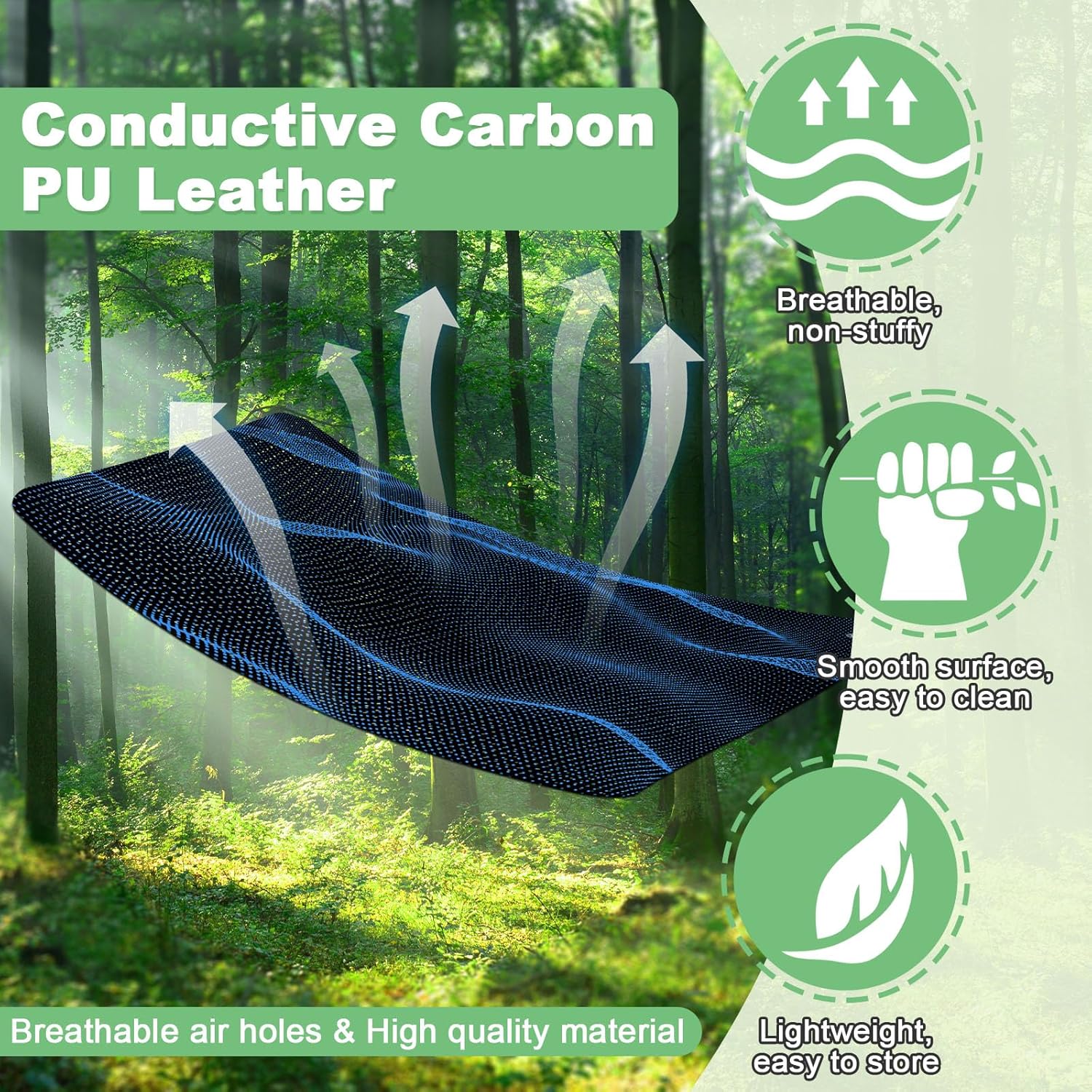 ベッド用接地マットマット27インチx78インチ スリーピングマット アースコネクテッドセラピーキット