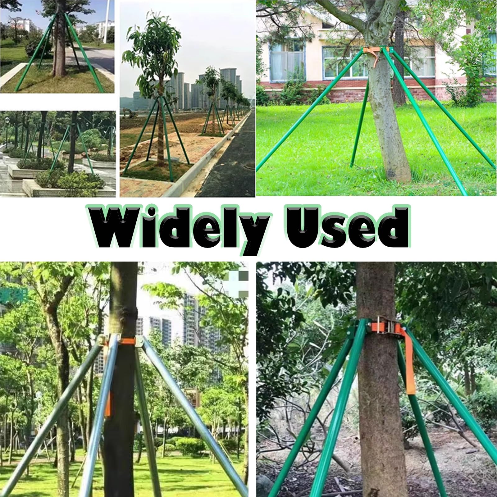 Duży Wspornik Gałęzi Drzewa, Wspornik Palików Do Drzew Zapobiegający Przewróceniu Się Ze Śrubami, Zestaw Do Prostowania Drzew(2.6m/8.5ft)