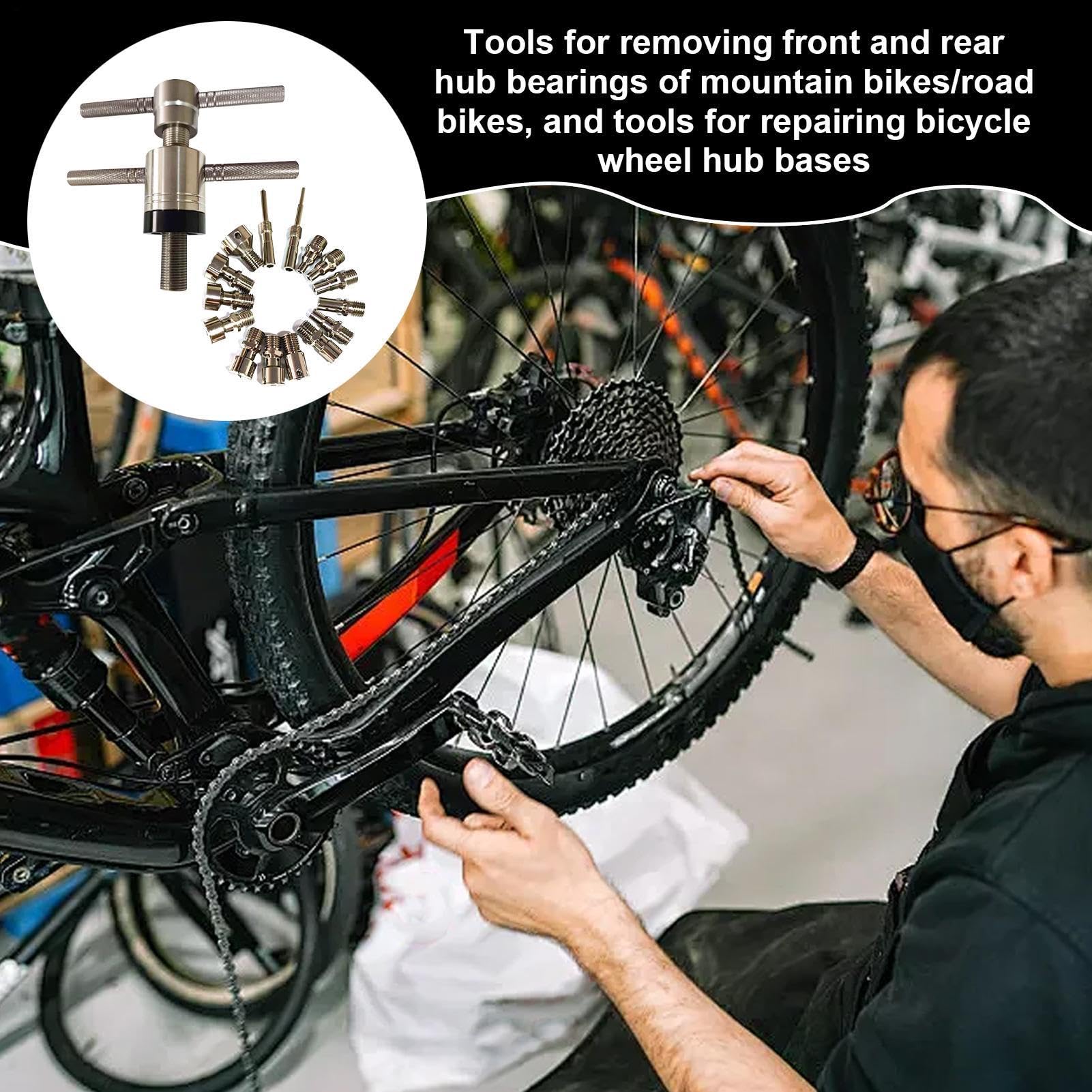 Nabenlager-Demontagewerkzeug Reparaturwerkzeug für Fahrradnaben
