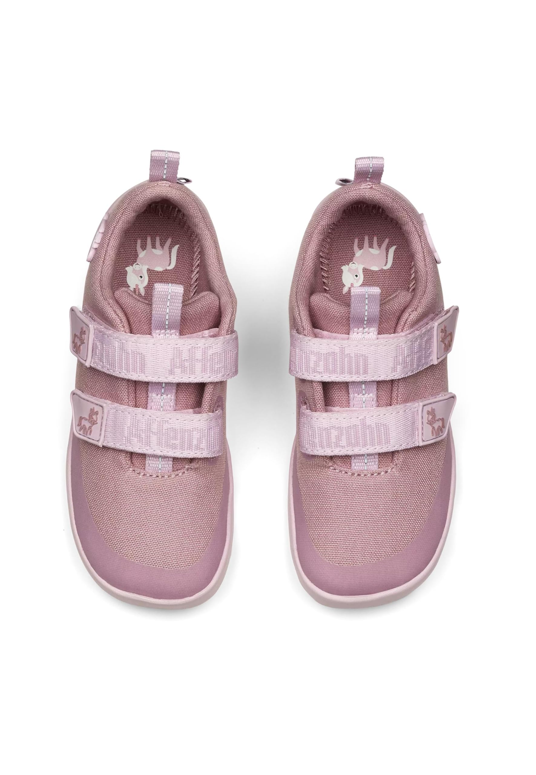 Affenzahn Scarpe a piedi nudi in cotone Lucky Velcro Vegano Antiscivolo Flessibile Riflettente Per L'Estate in Taglia 21-32 Collezione 2023
