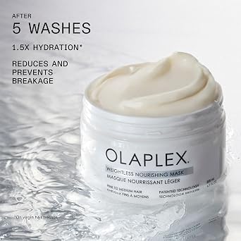 Olaplex Weightless Nourishing Mask: Cuticle Sealing Mask | Hydrate & Volumize | For Fine to Medium Hair, 200 ml / 6.7 Fl Oz